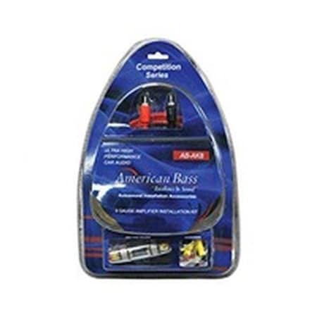 Wci American Bass AK8AB 8 Gauge Amplifier Wiring Kit AK8AB